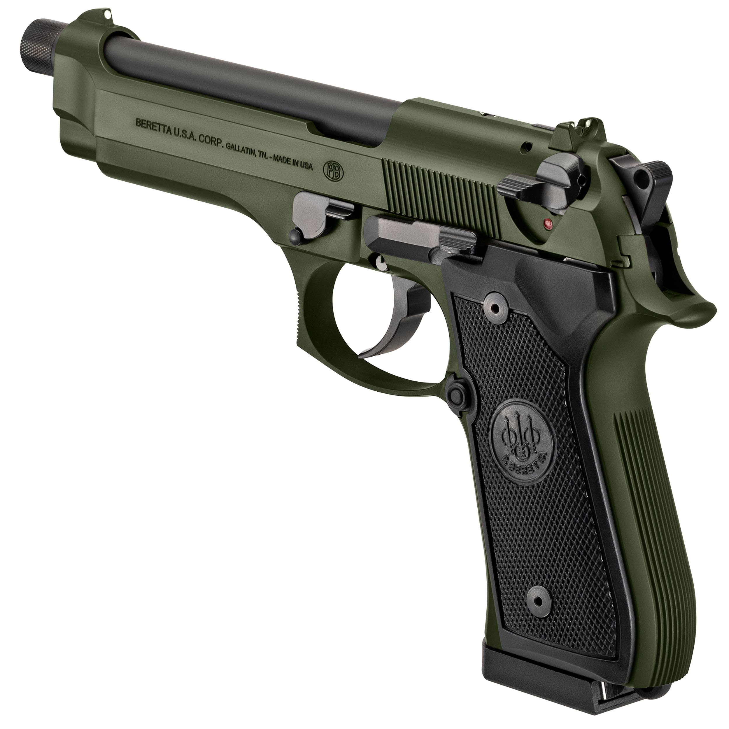 Pistole Beretta 92FS OD Green 9mm Para — Bild 6
